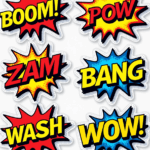 SFX / Comic Words - Sticker Sheet v10